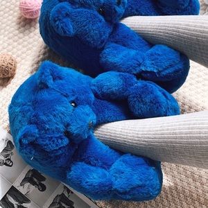 ❣️🧸 Soft & Plush Teddy Bear Slippers 🧸❣️